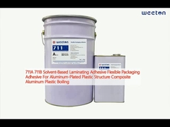 711A 711B Adhésif laminaire à base de solvant Adhésif d'emballage flexible Pour une structure en plastique plaquée en aluminium